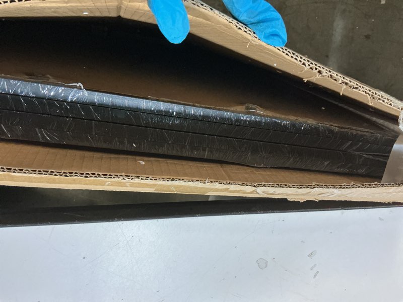 Condition photo showing New/Like New for Giftgarden 4x6 Picture Frame Set of 4, Matted to 3.5x5 Pictures with Mats or 4x6 Photos Without Mat, Wall or Tabletop Display, Black 3.5x5 Black*4