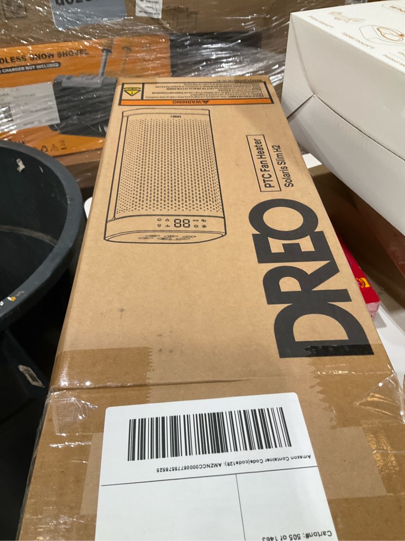 Condition photo showing Good Condition for Dreo Space Heaters for Indoor Use, 1500W Fast Heating Portable Heaters with Remote, Large PTC Ceramic Electric for Bedroom, 12H Timer, 70° Oscillation, Overheat Protection, Safety Heat for Home Office Silver