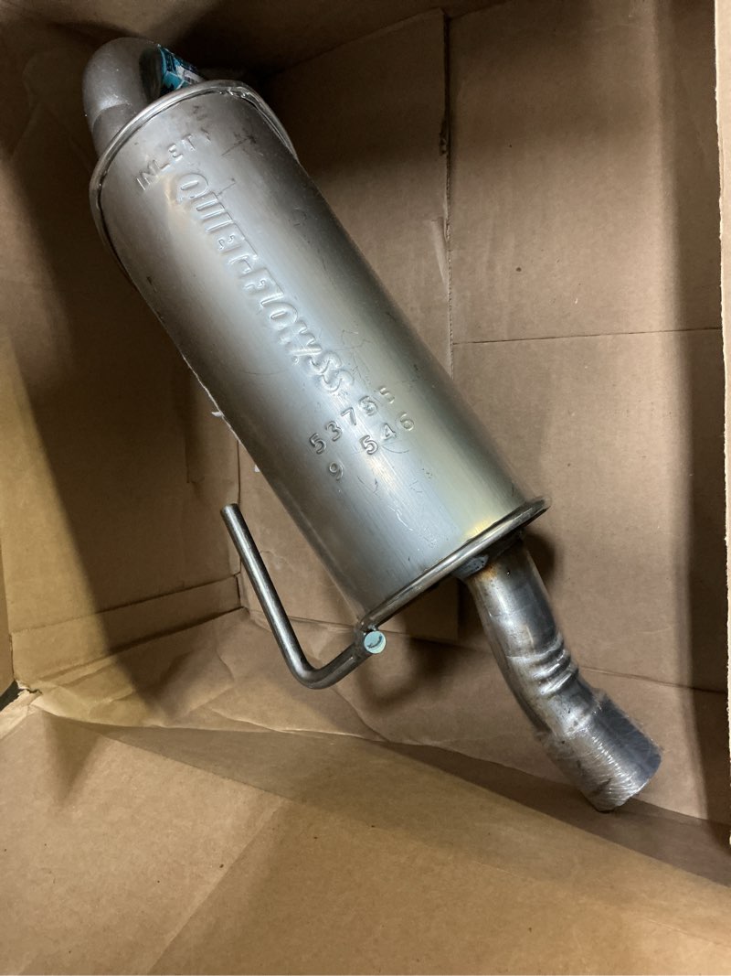 Condition photo showing Good Condition for walker quiet-flow ss 53756 direct fit exhaust muffler assembly 2" inlet (od) 2.25" outlet (od) for nissan altima