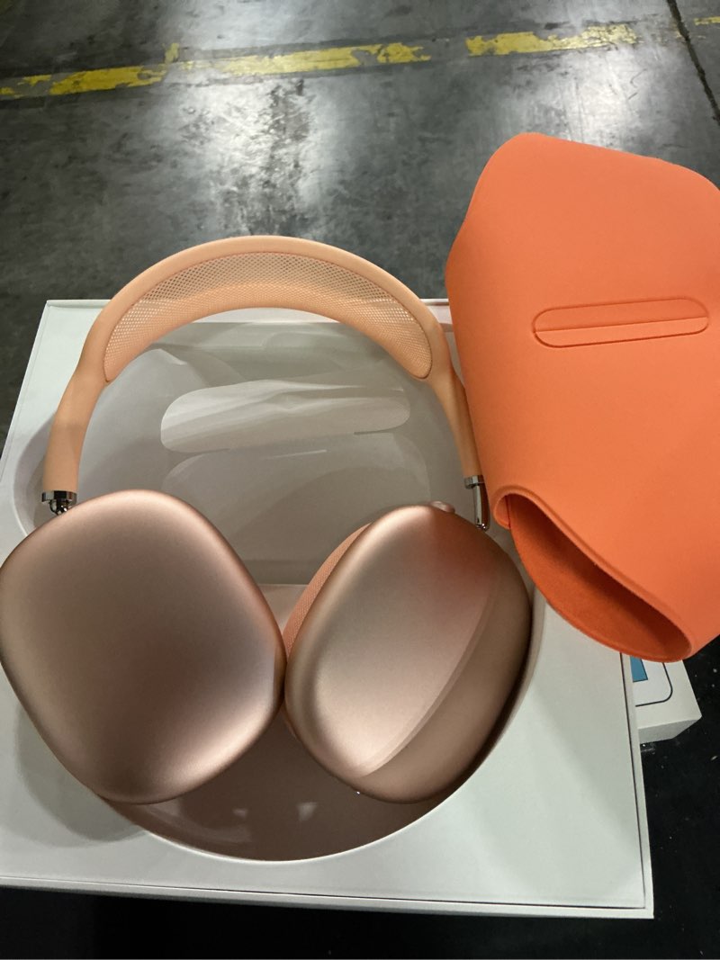 Condition photo showing Good Condition for apple airpods max 2 wireless over-ear headphones, active noise cancellation, adaptive audio, personalized spatial audio, live translation, bluetooth headphones for iphone – orange orange without applecare+