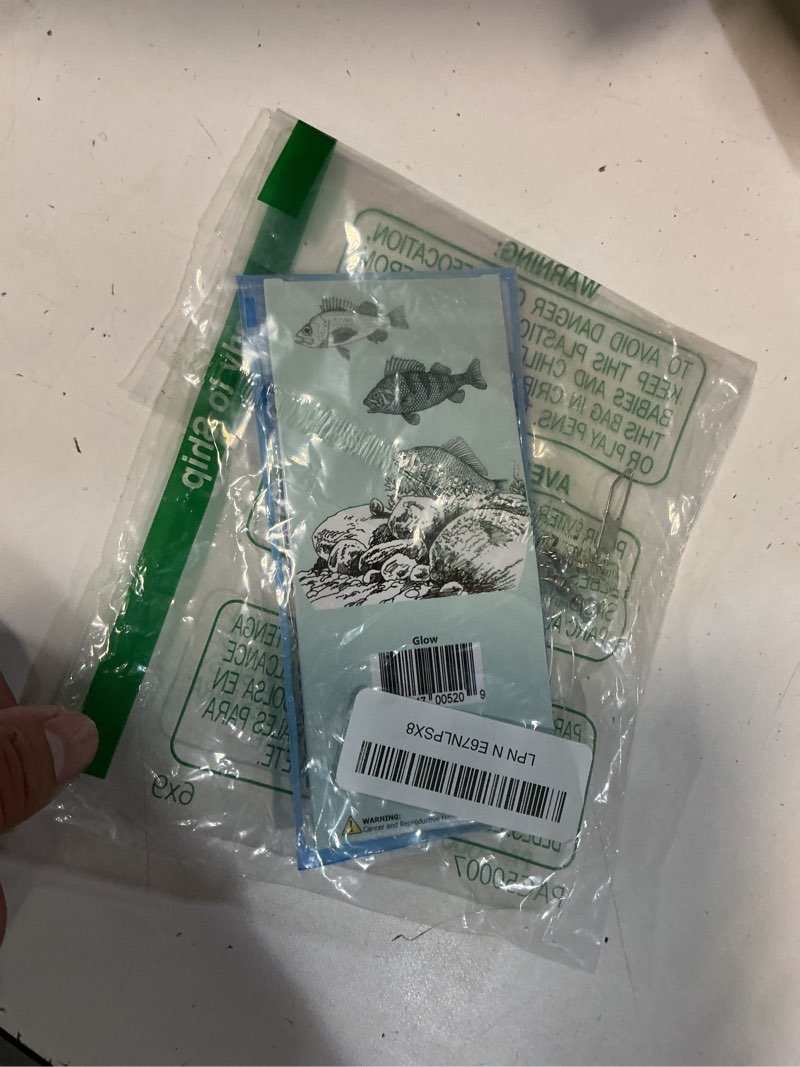 Condition photo showing Good Condition for rock cod squid rigs, 10 pcs glow luminous skirts for deep sea saltwater fishing, ideal for rockfish, lingcod, halibut & bottom fishing