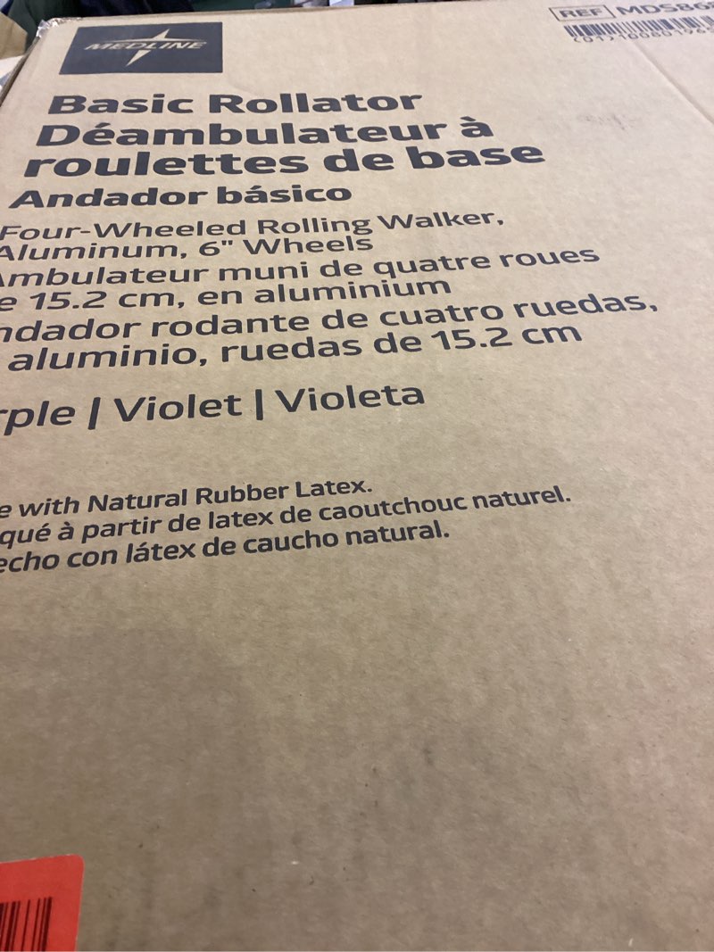 basic rollator déambulateur à roulettes de base andador básico four-wheeled pollino walker