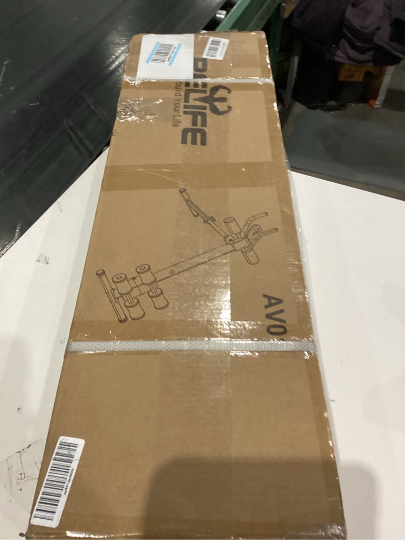 Condition photo showing As Is for RELIFE REBUILD YOUR LIFE AB Workout Machine Adjustable Ab Trainer Machine Foldable Ab Cruncher Strength Training Equipment for Home Gym, Full Body Workout Equipment 440 LBS Black