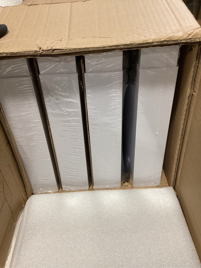 Condition photo showing Good Condition for 4 pack expandable pull out cabinet organizer 21"deep with raising pad for framed cabinets,upgrade 3 slide rails slide out drawers,no drill roll out shelves,adjustable width 12.1"-20.4" white