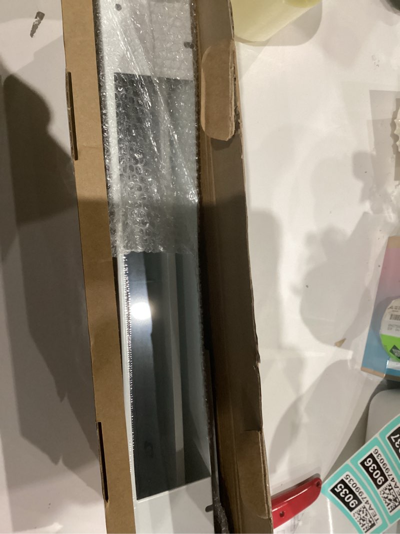 Condition photo showing Good Condition for Baseboard Register Diffuser Vent Covers: 18 Inch Baseboard Diffuser (Duct Opening Size) - Smooth Air Adjust Lever & Easy Install for Home Floor Wall Register Vent Cover - White 1 Pc