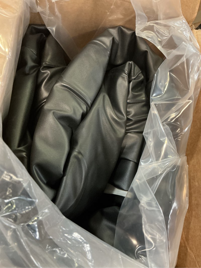 Condition photo showing Good Condition for queen size air mattress with built in pump, inflatable blow up mattress 16" raised for home, camping & guest, portable air bed 660 lbs weight capacity, double height & non-slip bottom black and white queen-16in