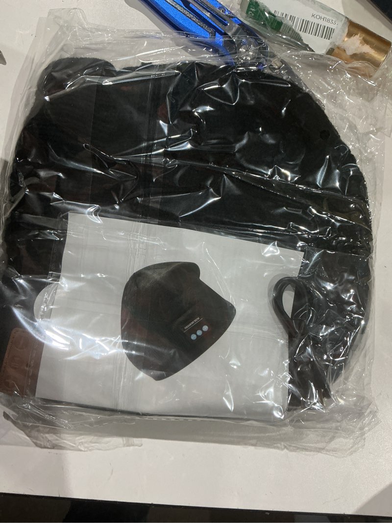 Condition photo showing New/Like New for fulllight tech bluetooth beanie hat, 23h playtime,tech gift for men & women
