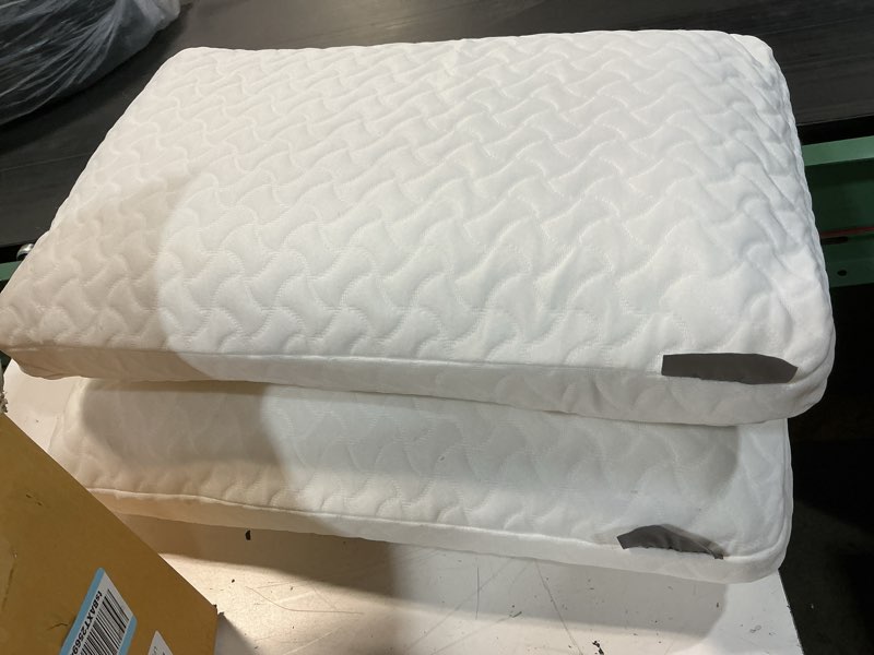 Condition photo showing As Is for tempur-pedic tempur-cloud pillow, standard-2-pack, standard, white 2 count