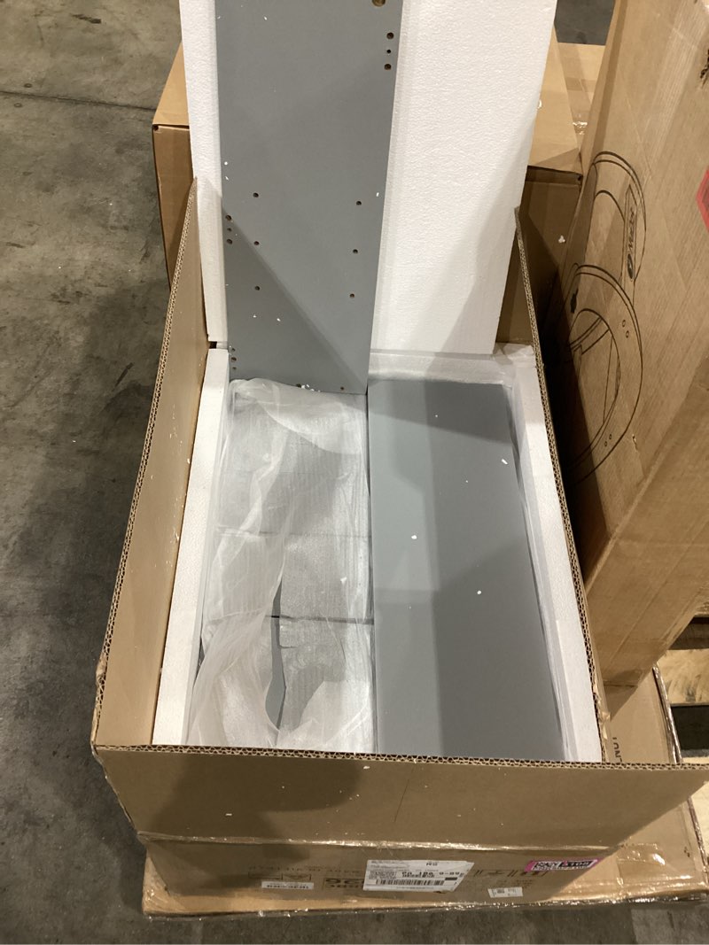 Condition photo showing Good Condition for yitahome 16 inch bathroom vanity with sink, bathroom cabinet vanity for small space, freestanding storage bathroom vanity with 1 soft closing cabinet, grey grey 16 inch