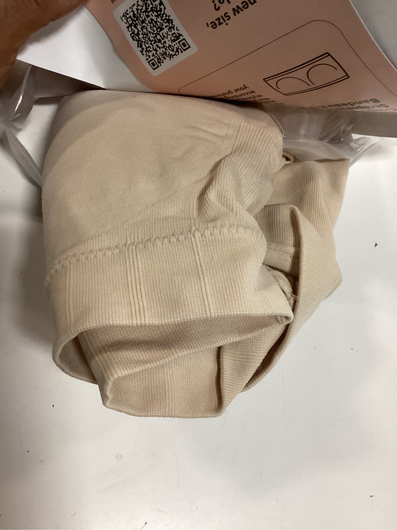 Condition photo showing New/Like New for shapermint strapless bras for women - bandeau bra, small to plus size bras for women, strapless top 2xl: 40ddd/f, 42d–ddd/f, 44c–d beige