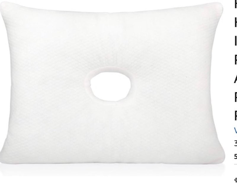 Pillows Amazon Prime Logo Enjoy fast, free delivery, exclusive deals, and award-winning movies & TV shows. Join Prime $39.99 $20.00 per count($20.00 / count) FREE delivery Tuesday, November 11 Or Prime members get FREE delivery Tomorrow, November 7. Order within 12 hrs 41 mins. Join Prime Delivering to Florence 41042 - Update location In Stock Quantity: Quantity:1   Add to Cart   Buy Now Ships from Amazon Sold by Infinite-Commerce Returns FREE refund/replacement until Jan 31, 2026 Payment Secure transaction FSA or HSA eligible Details Add a gift receipt for easy returns Add to List                  2+     Impresa Firm Memory Foam Pillow with Ear Hole - 14 x 19 in - Includes 2 Washable Pillowcases - Non-Adjustable for Pressure &amp; Pain Relief Post-Surgery Touch the image to zoom in Impresa Firm Memory Foam Pillow with Ear Hole - 14 x 19 in - Includes 2 Washable Pillowcases - Non-Adjustable for Pressure & Pain Relief Post-Surgery