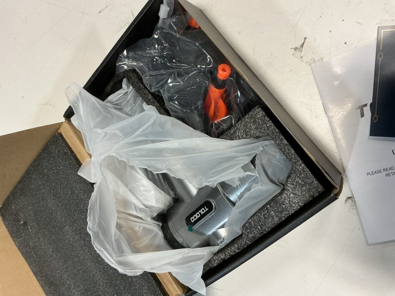 Condition photo showing Good Condition for toloco massage gun, deep tissue back massage for athletes for pain relief, percussion massager with 10 massages heads & silent brushless motor, valentines day gifts for him her, grey