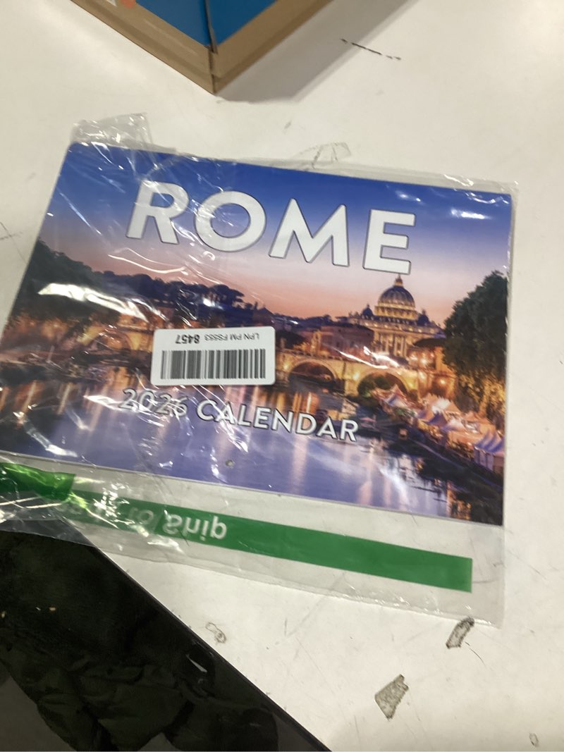 Condition photo showing New/Like New for Rome Calendar 2026 Monthly Wall Calender 12 Month | American Made In The USA Italy - Rome 2026