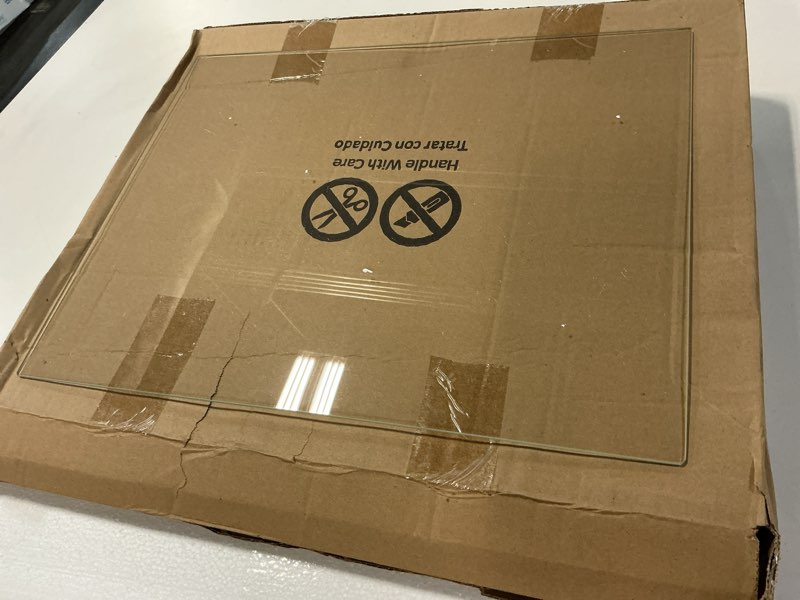 Condition photo showing Good Condition for 240350608 ap2115928 refrigerator crisper drawer cover insert, refrigerator glass replacement for frigidaire kenmore, white-westinghouse, crosley glass shelf replacement - 16x13 in