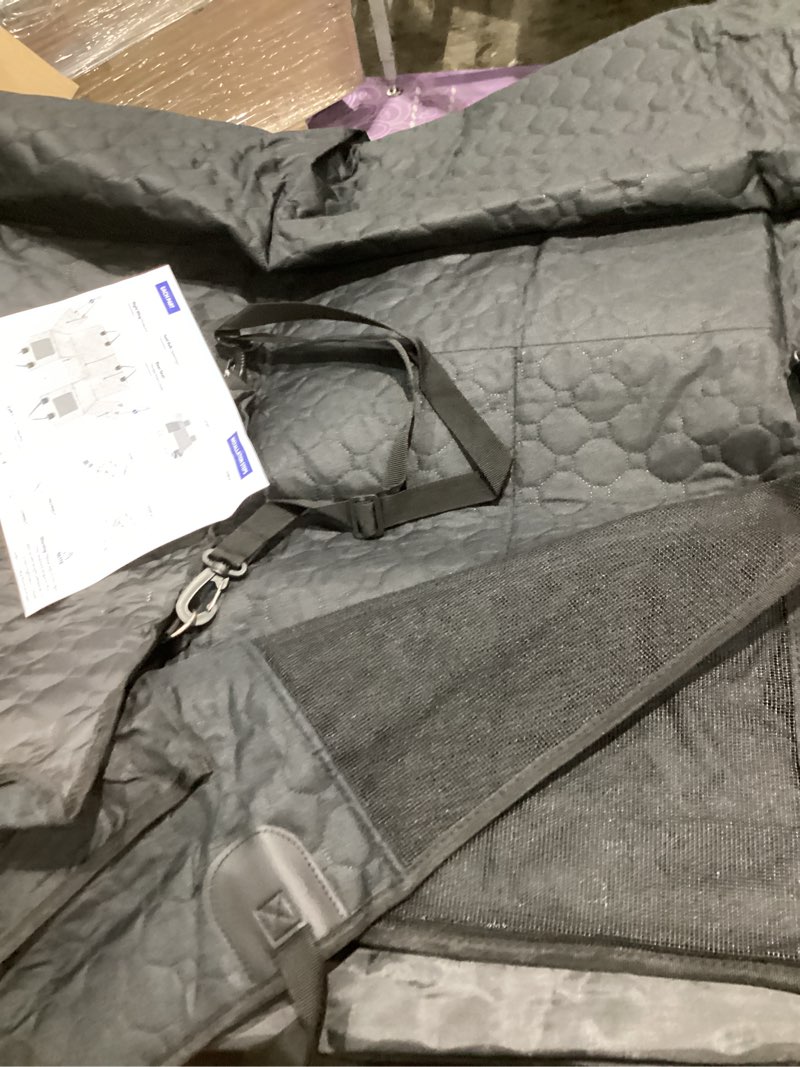 Condition photo showing Good Condition for back seat extender for dogs,hard bottom car seat cover for dogs with mesh window,waterproof backseat pet cover hard bottom-dog car seat cover for back seat dog hammock for car/suv