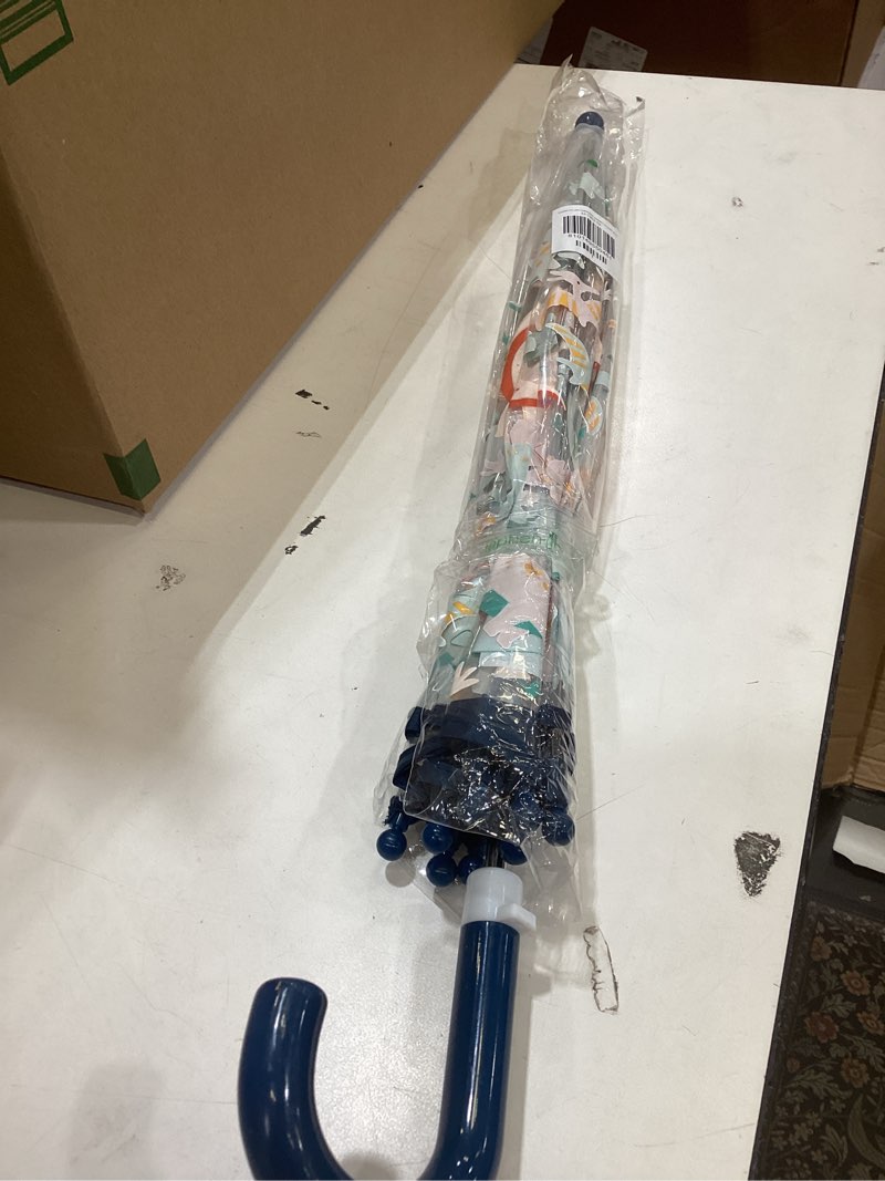 Condition photo showing Good Condition for stephen joseph, clear color changing bubble umbrella, kids toddler umbrella with dome canopy dino