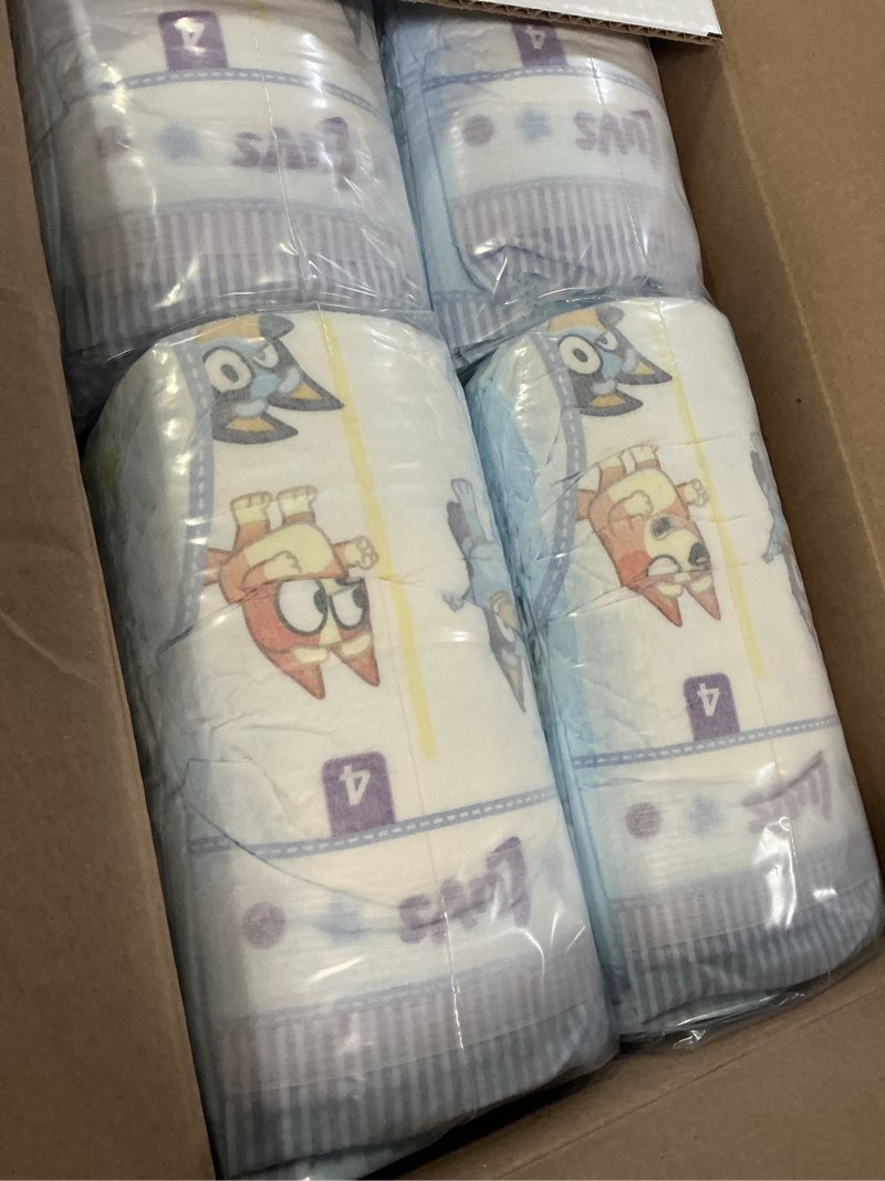 Condition photo showing New/Like New for luvs pro level leak protection diapers giant pack - size 4 - 144ct