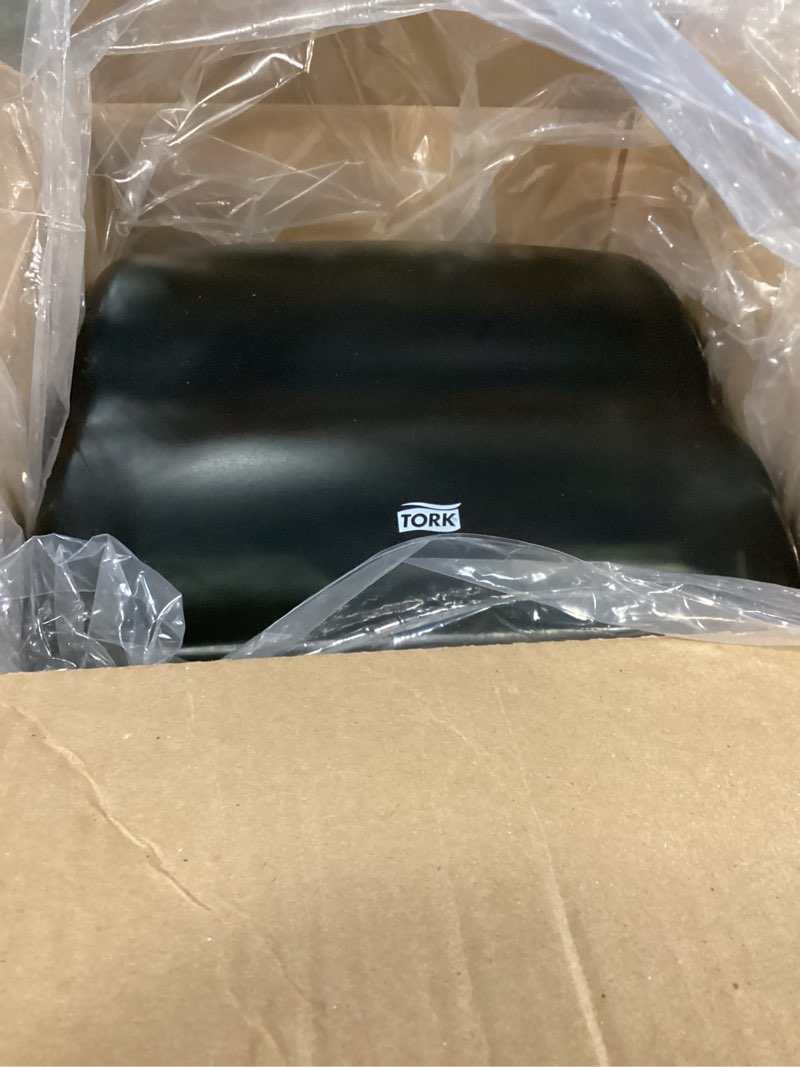 Condition photo showing As Is for Tork Paper Hand Towel Roll Lever Dispenser Smoke H21, High-Capacity, 83TR