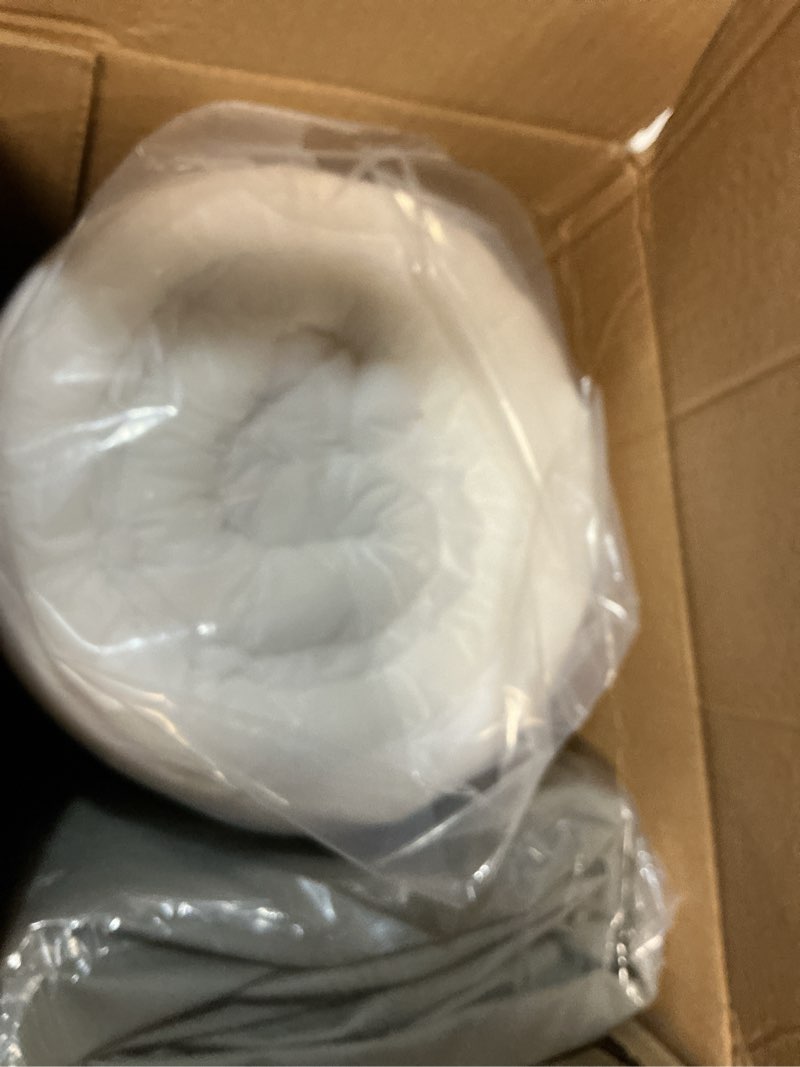 Condition photo showing New/Like New for Waterproof Baby Play Mat for Floor 1.3" Thick Memory Foam 59 * 59 Cushion Playpen Playmat Tummy Time Crawling Mat Nursery Rug Pad Mattress Create Soft & Safe Area for Infants,Toddler,Kids,Grey Grey 59*59