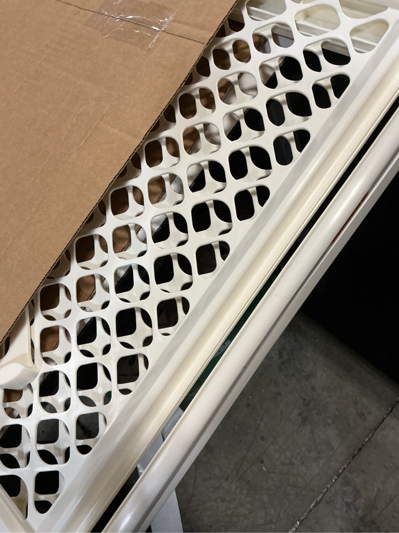 Condition photo showing Good Condition for toddleroo by north states - supergate ergo baby gate: plastic baby gate for stairs & doorways - adjustable indoor safety gate - made in usa - 26 to 42 inches wide - 26 inches tall - ivory