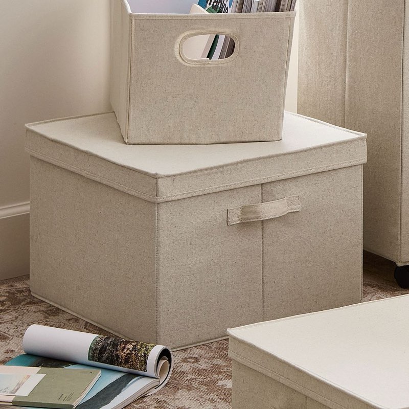 Underbed Shoe Storage, Oat