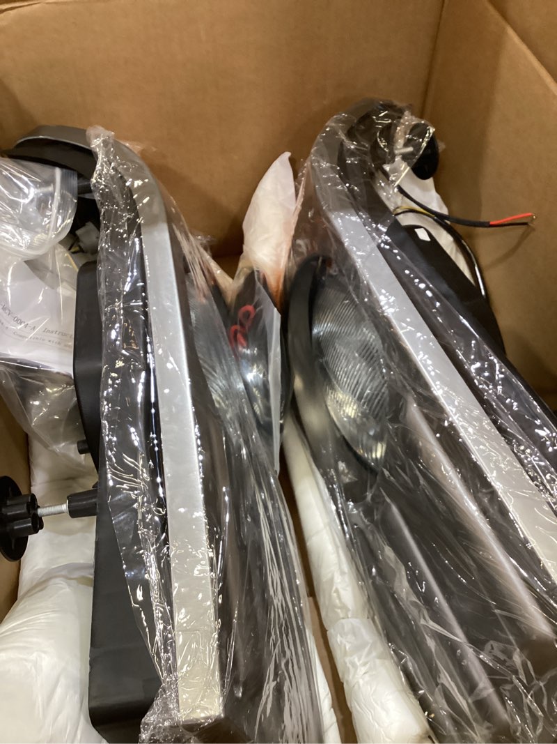 Condition photo showing New/Like New for headlights assembly fit for mack cv replacement left driver and right passenger side headlamp grey grey pair
