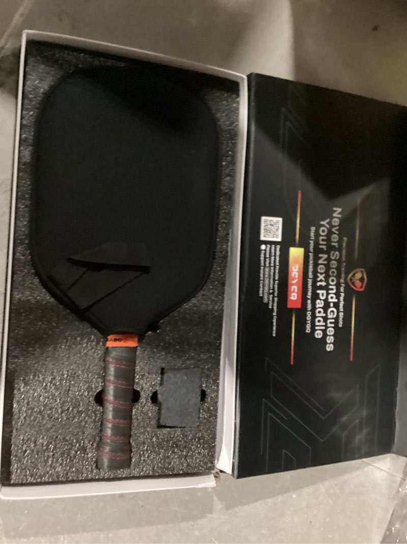 Condition photo showing Good Condition for Pickleball Paddles, Carbon Fiber Pickleball Paddle with a 13mm Polypropylene Honeycomb Core, Increased Power for Ultimate Spin & Consistency Red