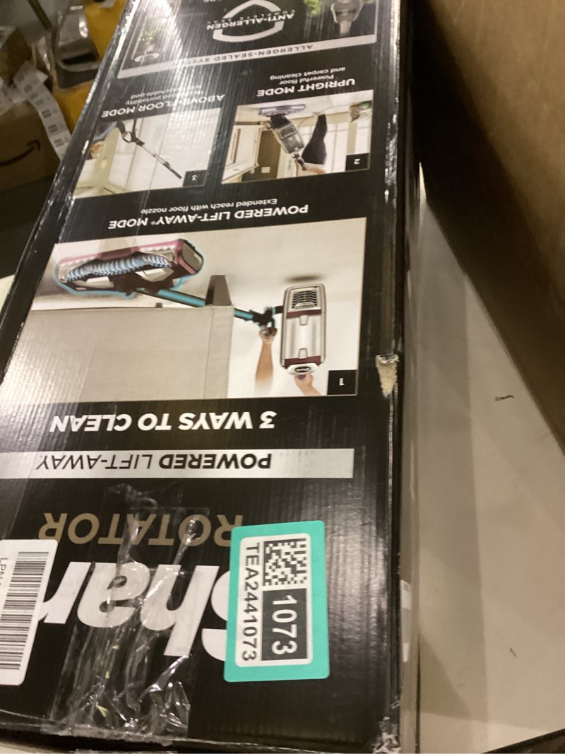 Condition photo showing As Is for Shark NV752 Rotator Powered Lift-Away TruePet Upright Vacuum with HEPA Filter, Large Dust Cup Capacity, LED Headlights, Upholstery Tool, Perfect Pet Power Brush & Crevice Tool, Bordeaux