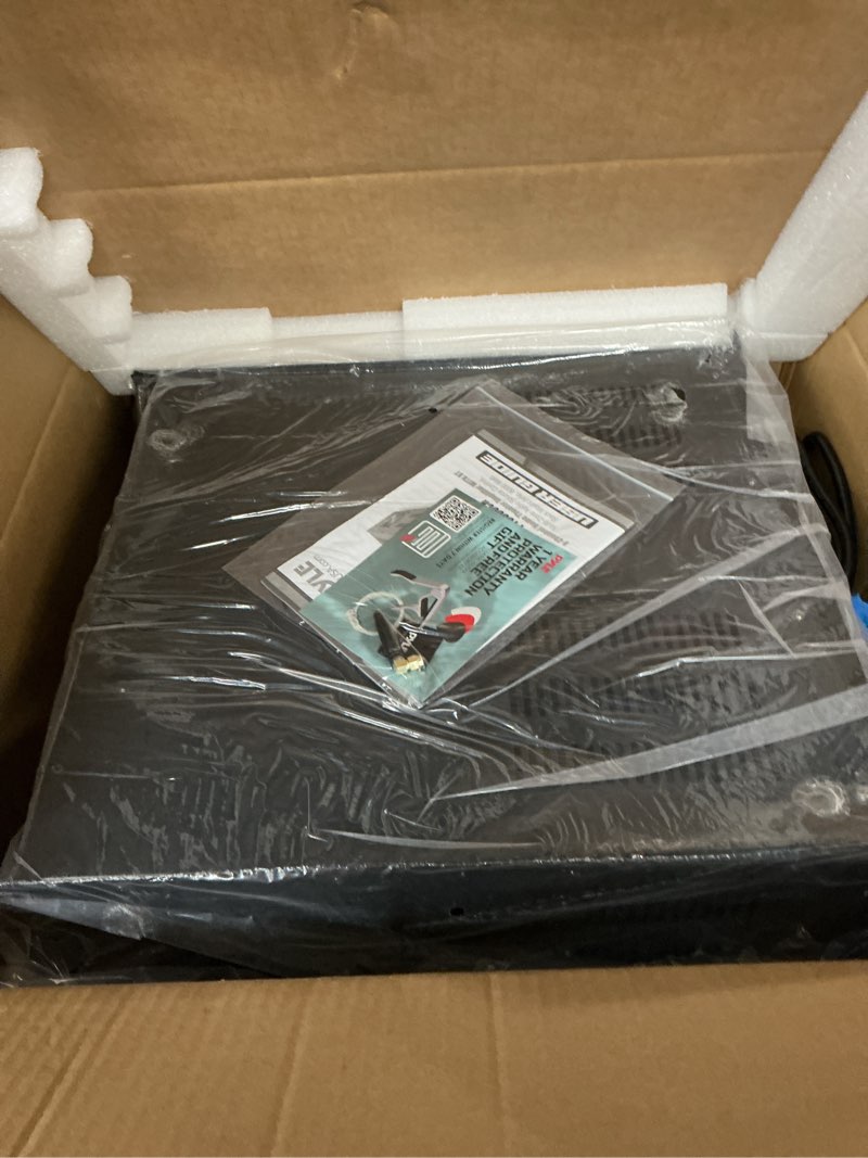 Condition photo showing Good Condition for Pyle 4 Multi-Zone Stereo Amplifier - 19” Rack Mount, Powerful 8000 Watts with Speaker Selector Volume Control & LED Audio Level Display, 4-Ch. Bridgeable Switches - PT8000CH