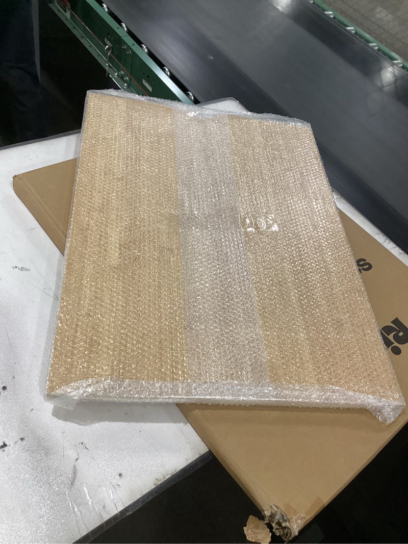 Condition photo showing New/Like New for Riveira 30 x 22 Bamboo Natural Stove Top Covers for Electric Stove & Gas Stove Top Covers for Gas Burners – Large Gas Stove Cover with Handle & Juice Groove – Rustic Stove Covers for Gas Stove Top without Handle Wavy Bamboo Natural