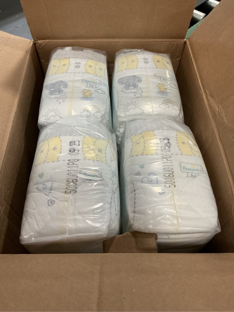 Condition photo showing New/Like New for Pampers Swaddlers Diapers, Size 0 (up to 10 lbs), 140 Count, Absorbent, Keeps Baby Dry and Comfortable, Skin Safe Disposable Baby Diaper (Packaging May Vary) Newborn 140