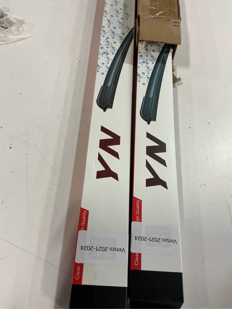 Condition photo showing New/Like New for water repellent wiper blades, windshield wipers, premium windshield wipers for all seasons | automotive replacement windshield wiper blades, superior visibility & durability (1, 24 and 21) 24 and 21 1