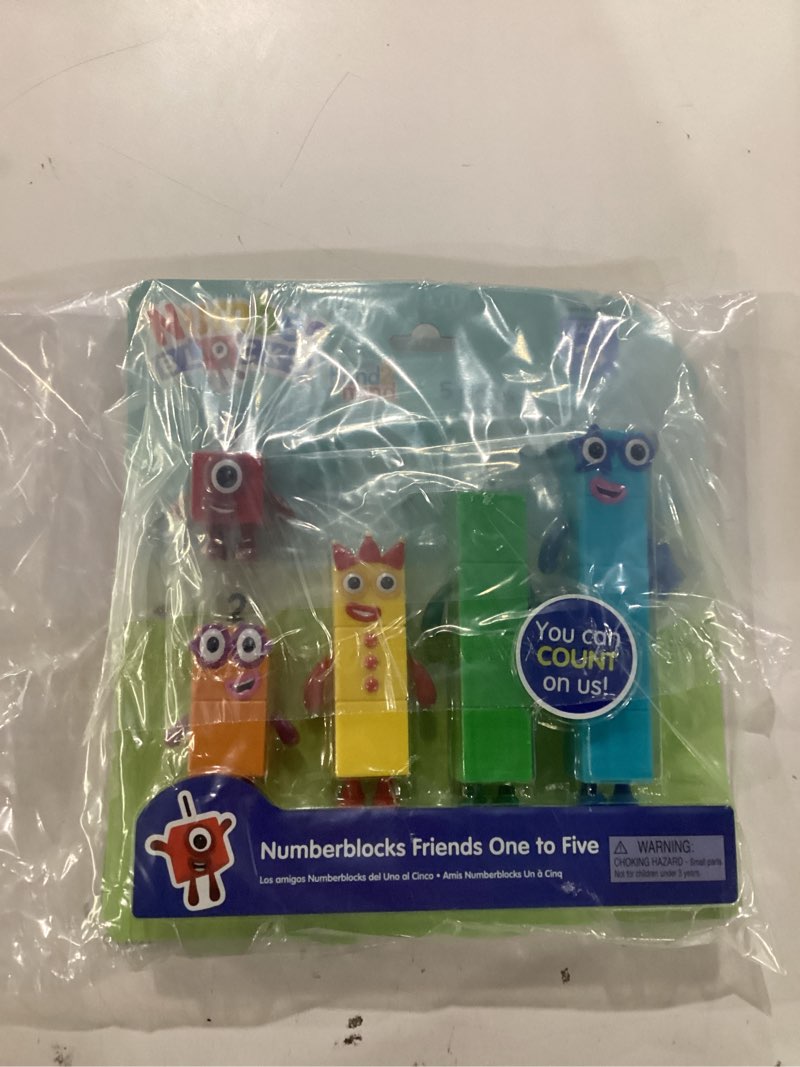 Condition photo showing Good Condition for hand2mind Numberblocks Friends One to Five, Action Figure Set, Toy Figures & Playsets, Small Figurines for Kids, Counting Blocks, Numbers for Toddlers, Math Toys, Kids Birthday Gifts 1 to 5 Figures