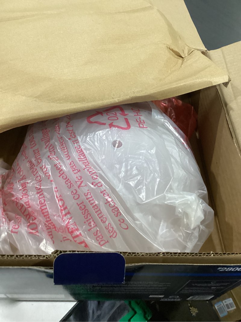 Condition photo showing Good Condition for Project Source 13-in Brushed Nickel Indoor 2 -Light Flush Mount Light with Alabaster Glass