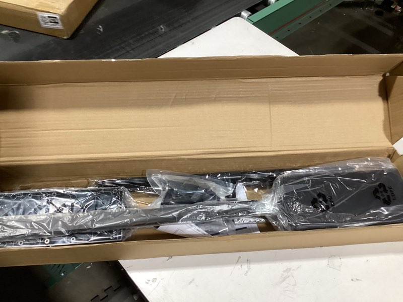 Condition photo showing Good Condition for pull down closet rod for hanging clothes, retractable wardrobe lift hanger for cabinet inside width 26"~35", aluminium alloy tubing with plastic housing, 33 lb weight rating, gray