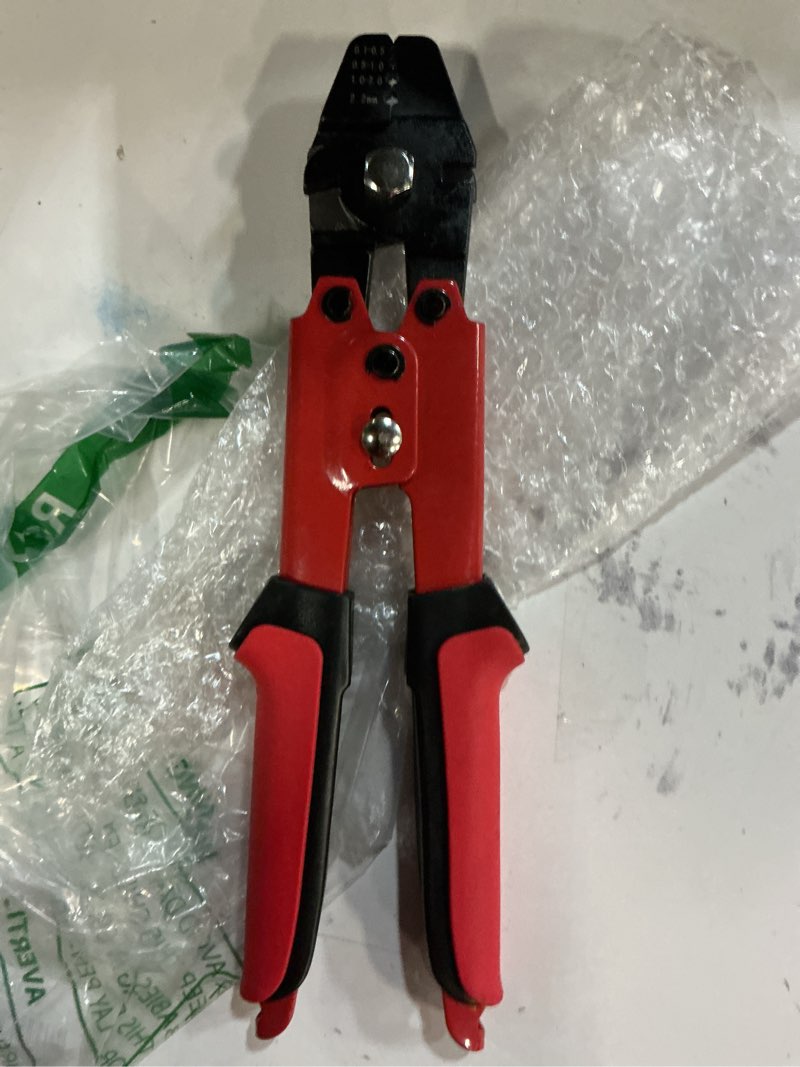 Condition photo showing Good Condition for Booms Fishing CP1 Fishing Crimping Pliers, High Carbon Steel Fishing Plier Wire Rope Leader Crimping