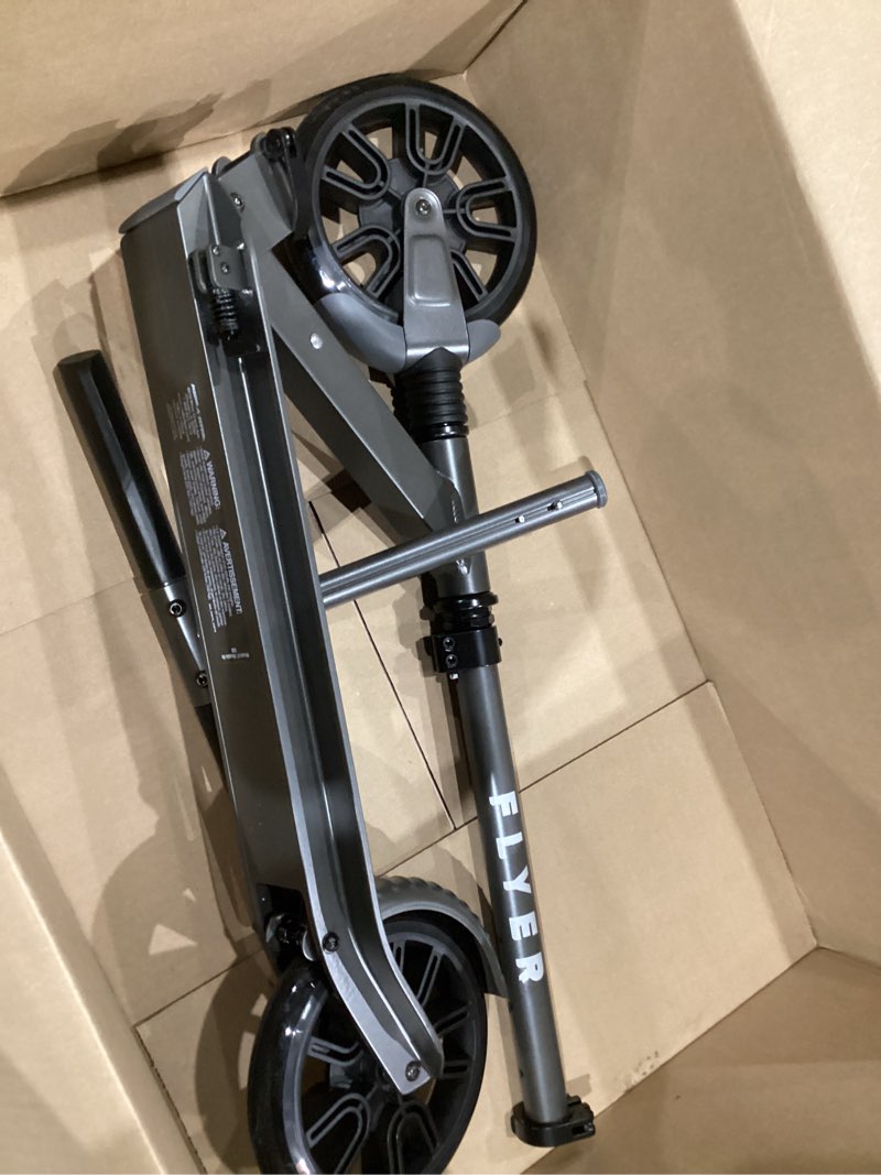 Condition photo showing As Is for flyer kickstart max, kick scooter