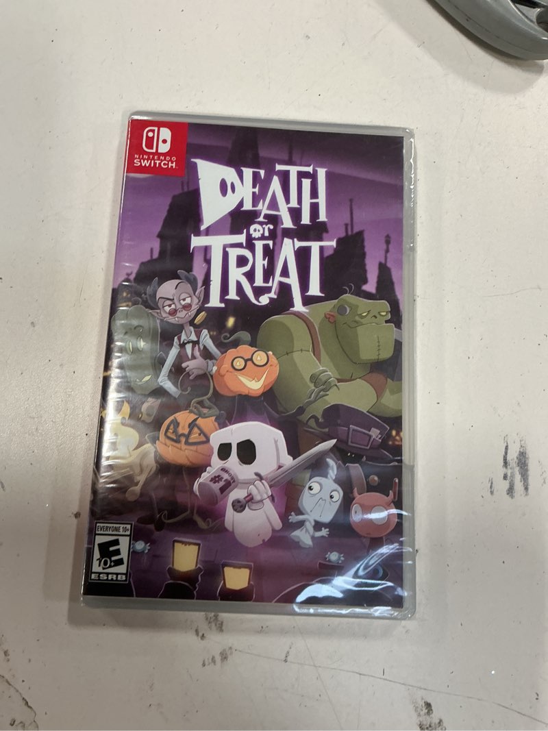 Condition photo showing New/Like New for Death or Treat - Nintendo Switch