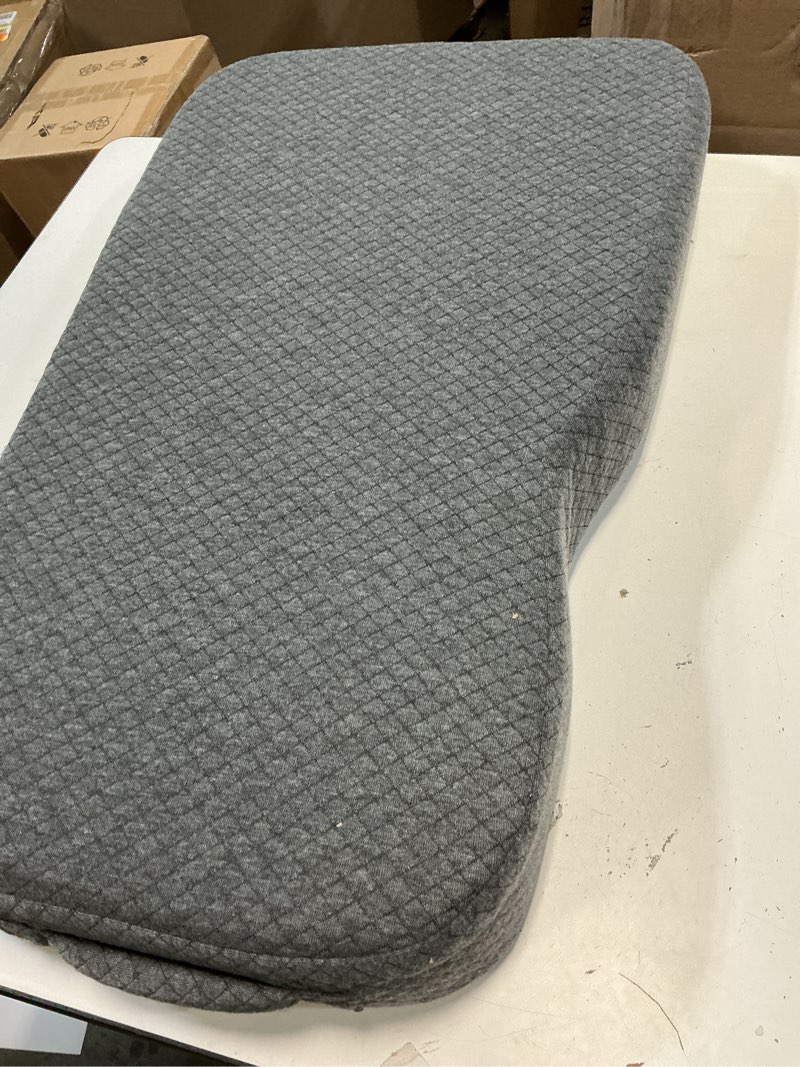 Condition photo showing Good Condition for Knee Pillow for Side Sleepers, 100% Memory Foam Filling Leg Pillow for Side Sleeping, 4" Height Leg Pillow for Relieving Leg, Back, and Knee Pain Breathable & Pressure-Relieving Support - 18"x30"x4" Grey