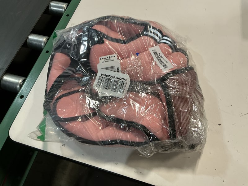 Condition photo showing Good Condition for weighted vest men or women - 5/10/15/20/25/30lbs weights with reflective stripe, weighted vest for workout equipment for strength training running - walking weight loss 10 lbs pastel pink