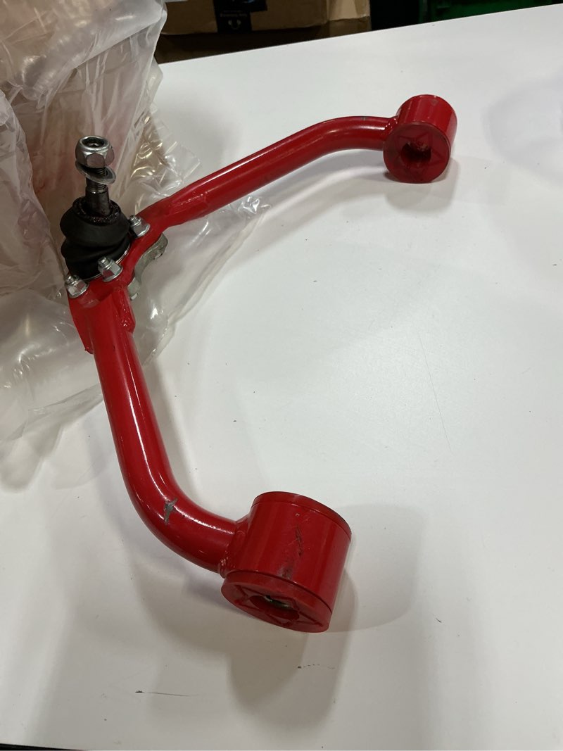 Condition photo showing As Is for dynofit 2-4" Upper Control Arms Compatible with 2004-2020 Ford F150, Front Extended Upper Control Arms for F150, Alignment Lift 2 to 4 inch, Suspension Kit Tubular Control Arms, 2 Pack(Red)