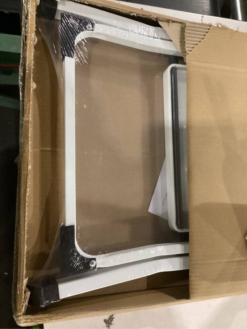 Condition photo showing New/Like New for home step ladder with wide anti-slip platform & thick rubber feet - heavy duty foldable & portable - 330 lbs capacity, steel frame, rubber handgrip, folding step stool - 2-step white