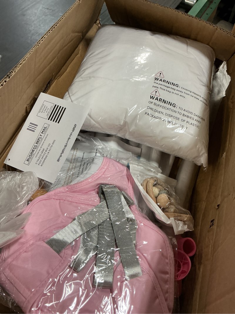 Condition photo showing Good Condition for ragozonery 2 in 1 baby jumper with toddler swing, baby jumpers and bouncers,indoor outdoor toddler swing set?pink?