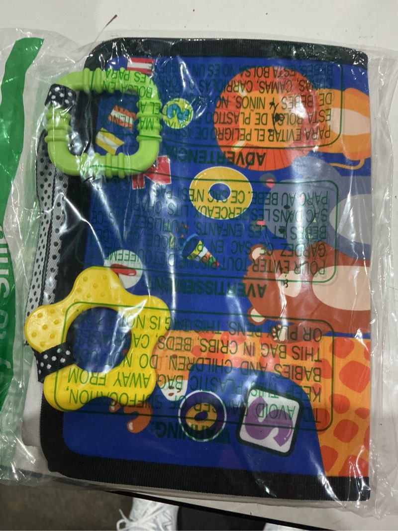Condition photo showing Good Condition for urmywo tummy time toys - black and white high contrast baby toy for newborn - baby visual stimulation mirror - montessori sensory crinkle toy for infant 0-3-6-12 months - boy girl shower gifts medium