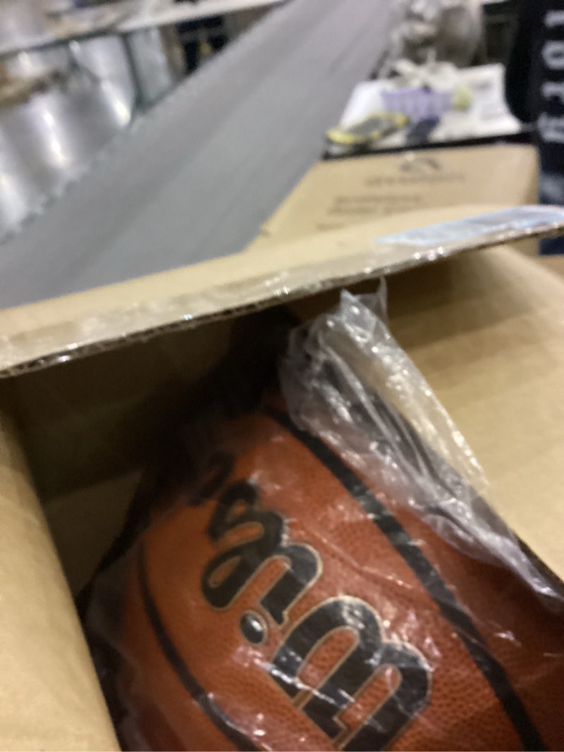 Condition photo showing As Is for WILSON NBA Forge Indoor/Outdoor Basketballs - Size 5, Size 6 and Size 7 Brown Size 6 - 28.5"