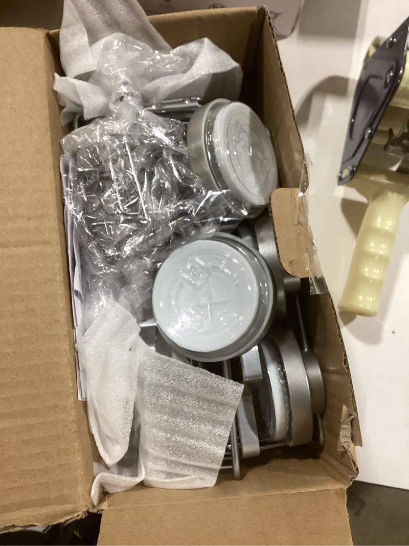 TAILI Corner-adaptive Suction Cup Shower Caddy 2 Pack, Stainless Steel Rustproof Corner Shower Shelves, Drill-Free Wall Mounted Baskets, Large Capacity, Removable Suction Cup Bathroom Organizer, Gray Corner-adaptive, Grey