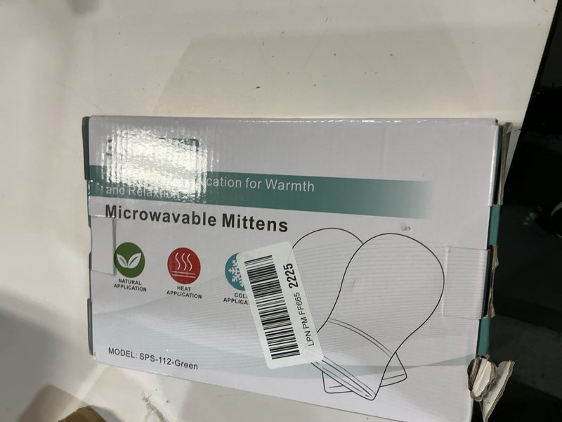 Condition photo showing New/Like New for SuzziPad Hand Warmers for Discomfortable Hands, Heated Gloves to Soothing Fatigue, Heat Gloves for Men & Women, Microwavable Heating Pads, Heated Mittens Green