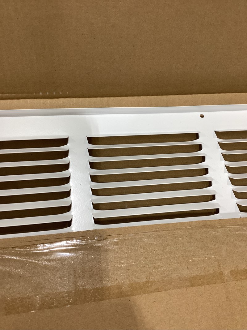 Condition photo showing New/Like New for 30 x 8 Return Air Grille (Duct Opening Size), Air Return Vent Cover, AC Vent Cover, Cold Air Return Vent Cover, Flat Return Air Grilles, Outer Dimensions:31.75"W x 9.75"H (30"W x 8"H, Duct Opening)