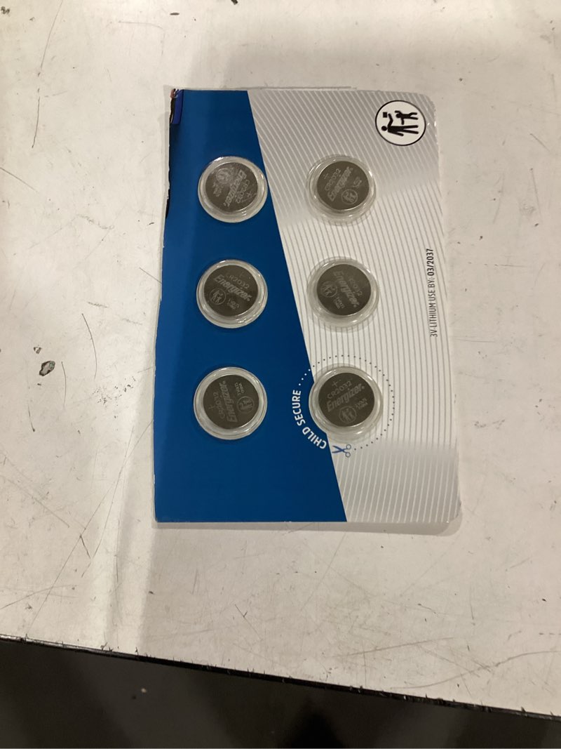 Condition photo showing Good Condition for energizer 2032 lithium coin battery, 12-pack