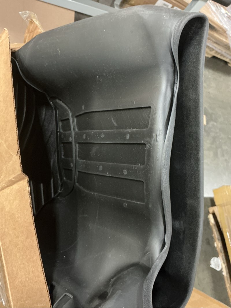Condition photo showing As Is for auxko all weather floor mats cargo mat fit for ford bronco(not sport) 4door 2026-2021 tpe rubber liners set bronco accessories all season guard odorless anti-slip floor mats black bronco 4 door|2021-2025|floor+cargo mats